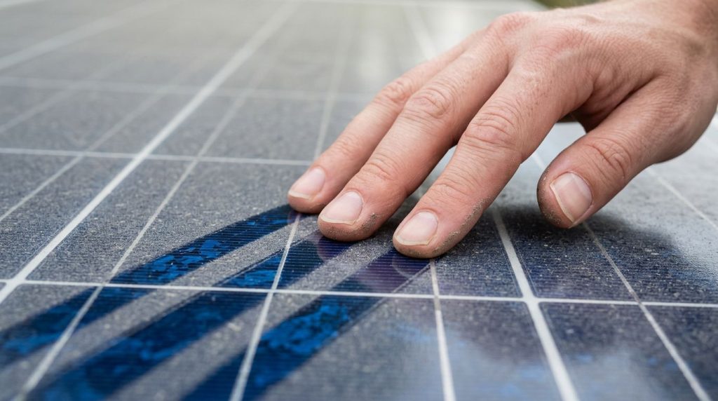 Vieze zonnepanelen